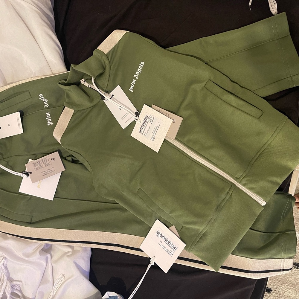 Palm Angels Olive Track Jacket